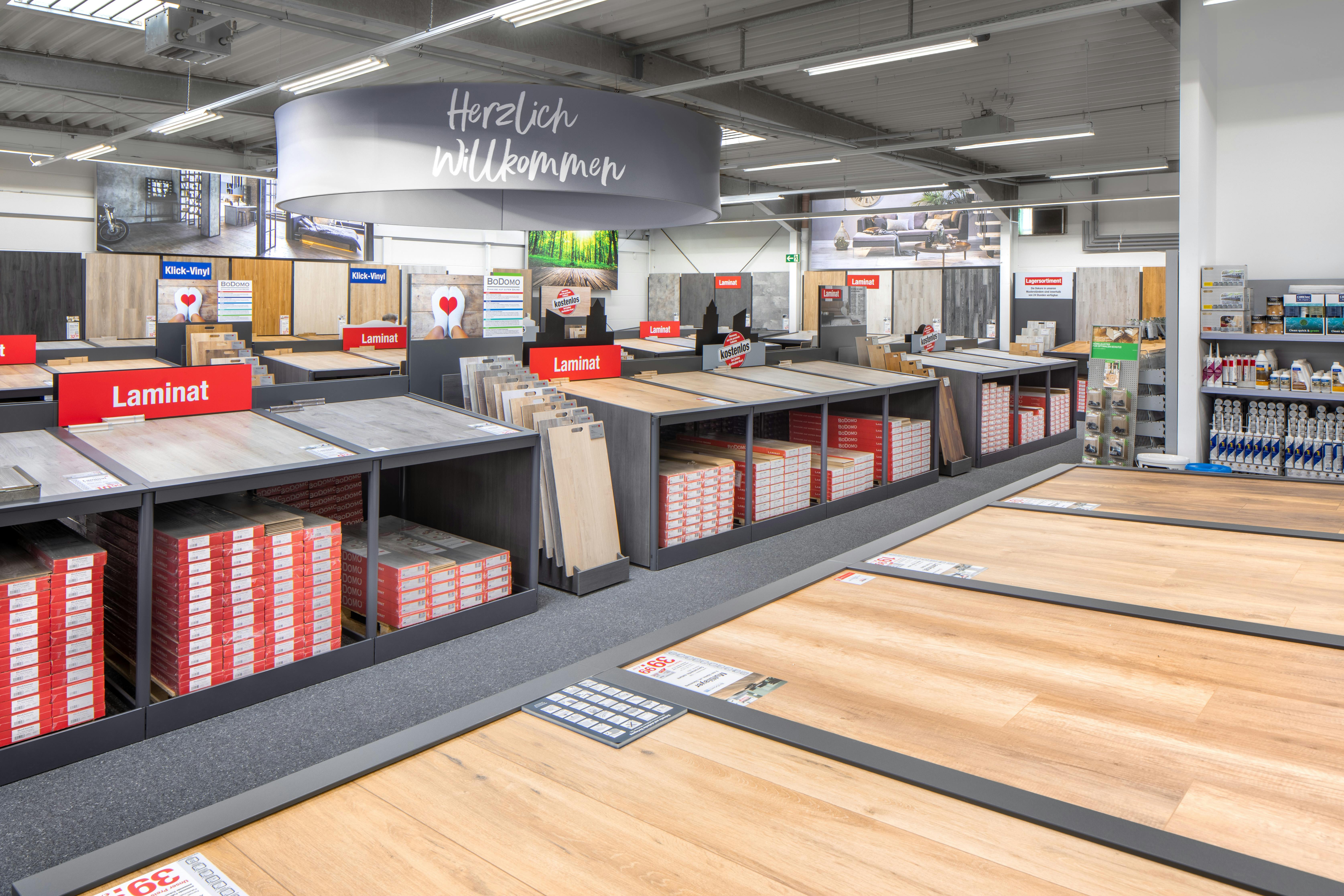 LaminatDEPOT Filiale mit Ausstellung Laminat