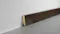 Fu&szlig;leiste Exquisit - Waveless Oak Dark - 58 mm Produktbild Schlafzimmer - Urban zoom