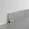 Fußleiste Exquisit - Concrete - 58 mm Produktbild Schlafzimmer - Urban zoom