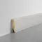 Fußleiste Exquisit - Waveless Oak - 58 mm Produktbild Schlafzimmer - Urban zoom