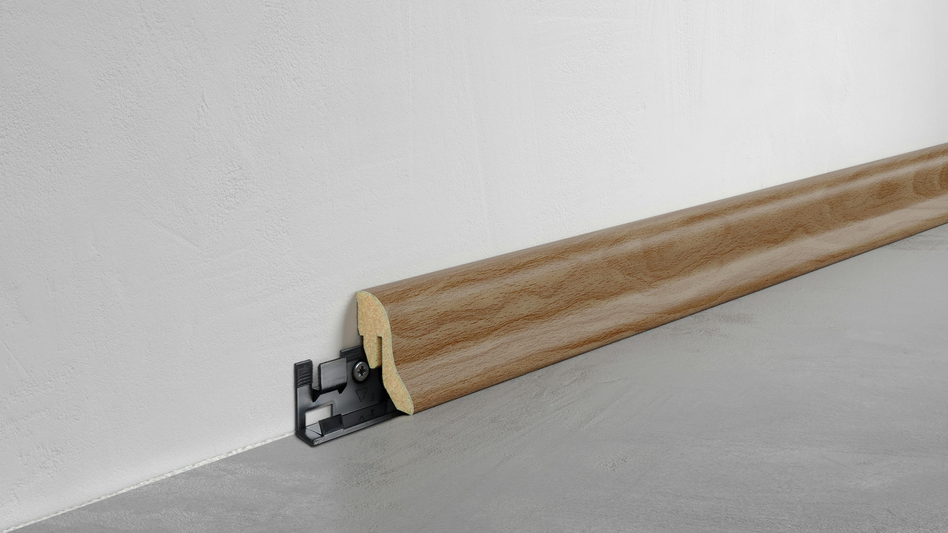 Fu&szlig;leiste Klassik - J&uuml;tland Buche - 40 mm Produktbild