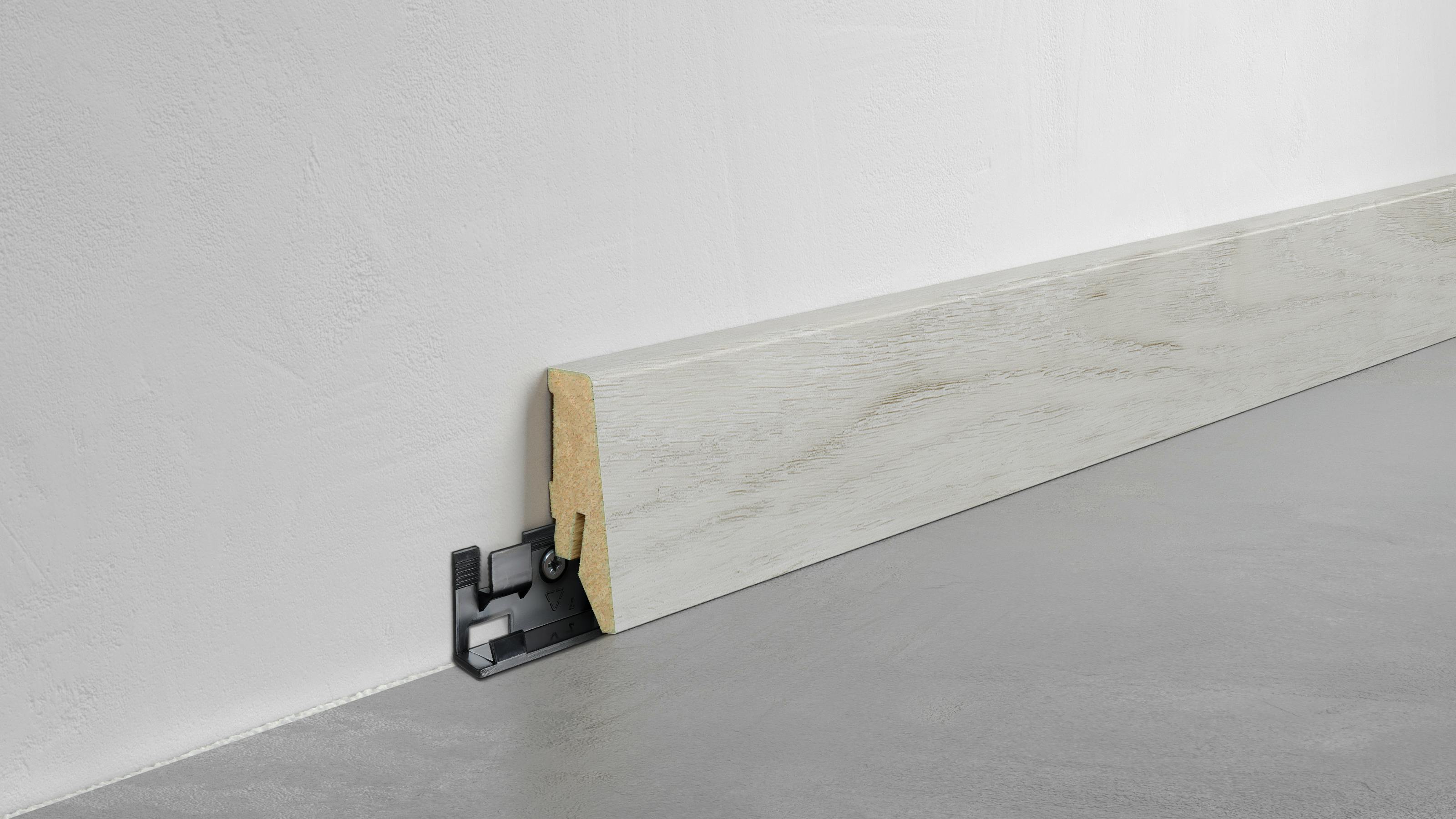 Fu&szlig;leiste Exquisit - Alaska Oak - 58 mm Produktbild