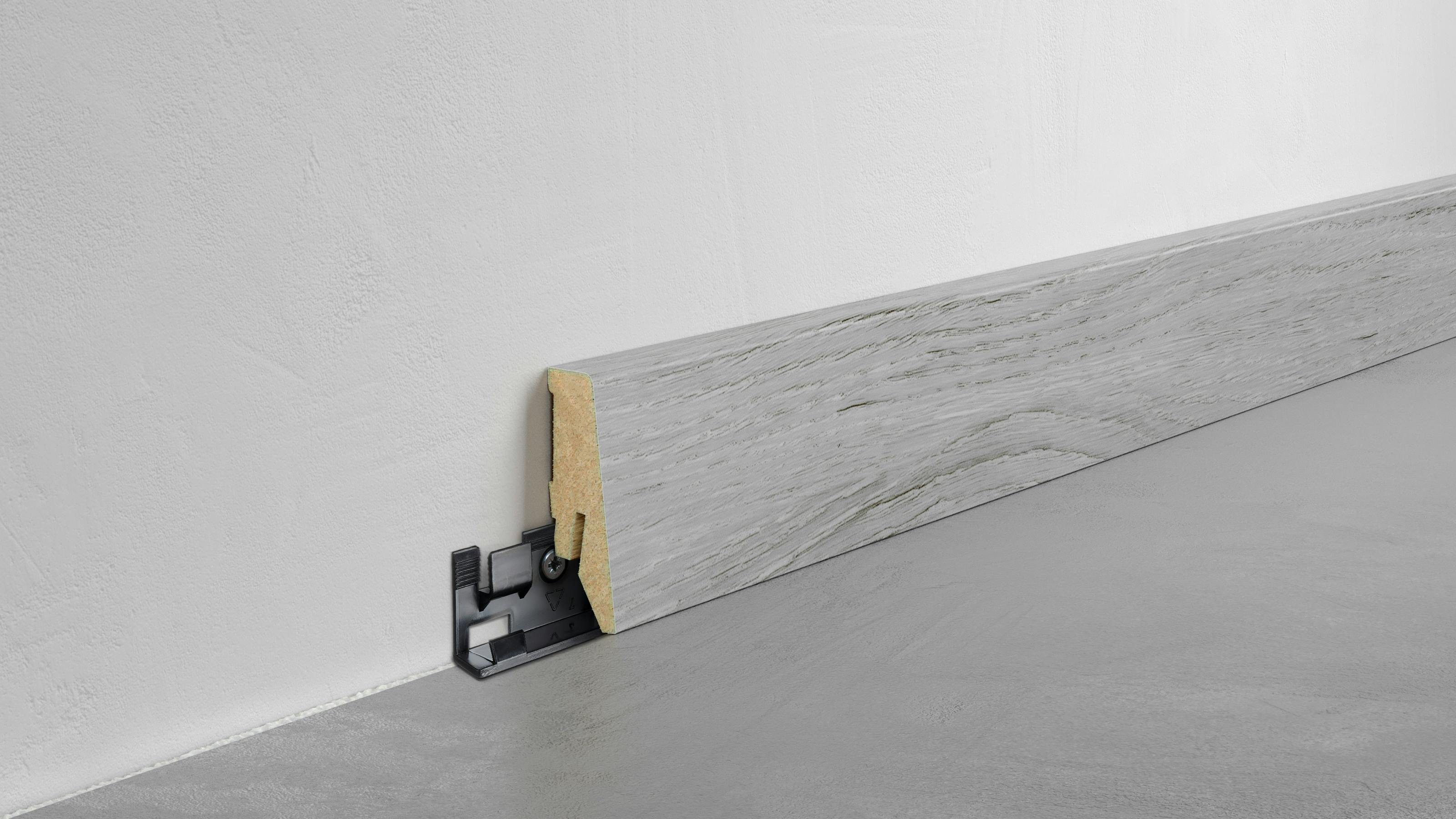 Fu&szlig;leiste Exquisit - Shadow Oak - 58 mm Produktbild