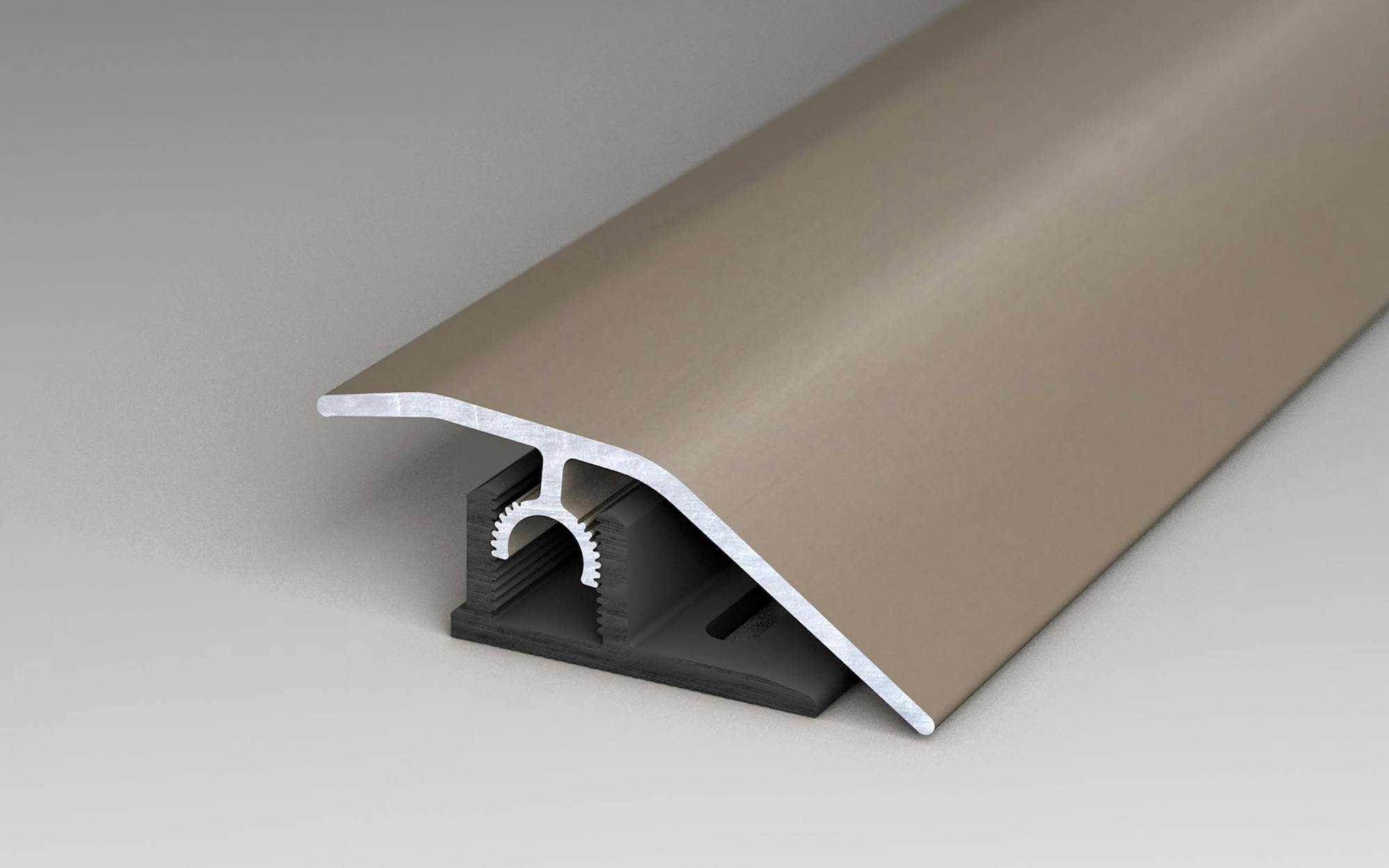 Prinz | Anpassungsprofil | Alu | Edelstahl matt | 4,4 x 270 cm Produktbild