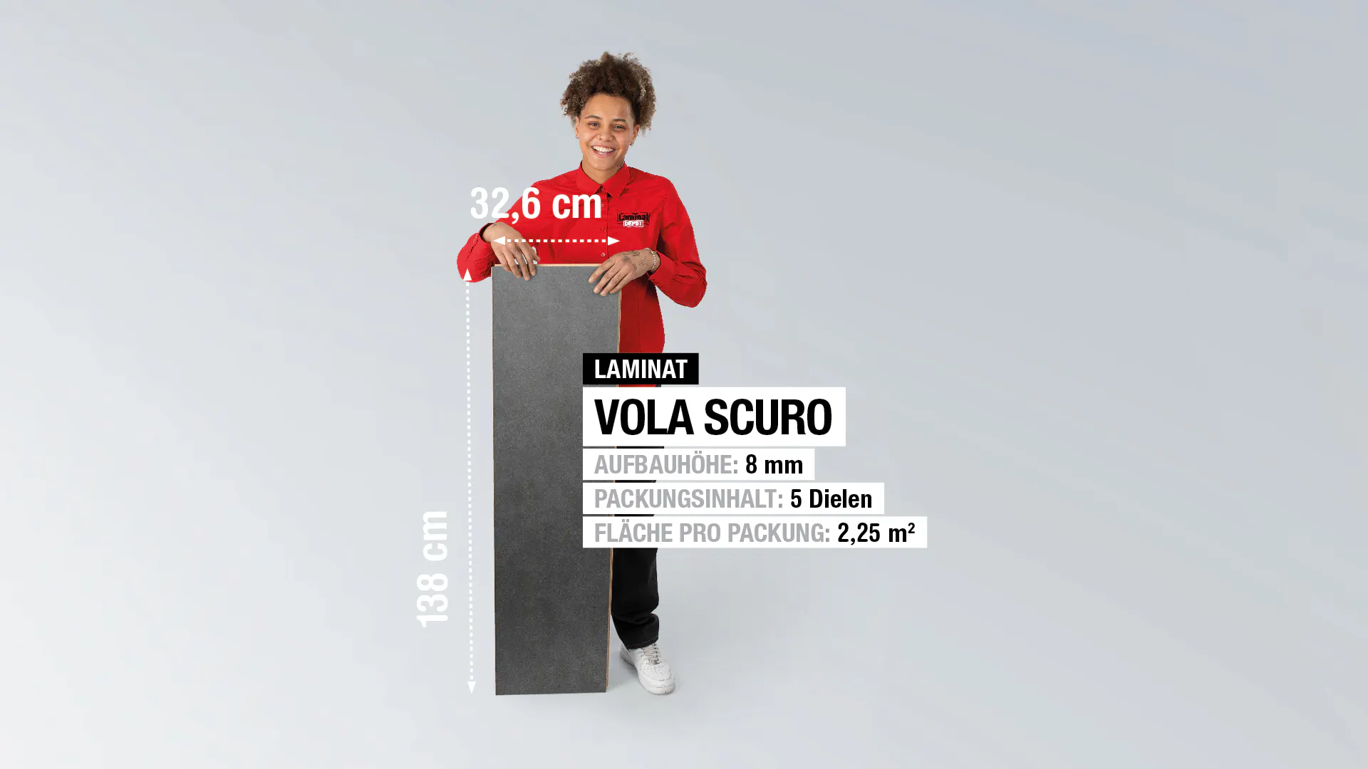 Laminat BoDomo Exquisit Vola Scuro Produktbild K&uuml;che &amp; Esszimmer - Modern mit Treppe zoom