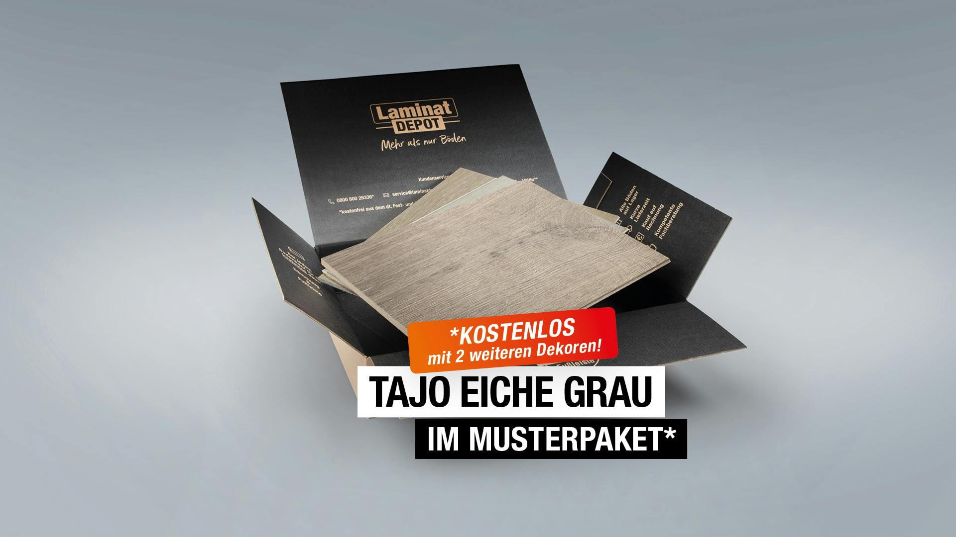 Laminat BoDomo Klassik Tajo Eiche Grau Produktbild rendering7 zoom