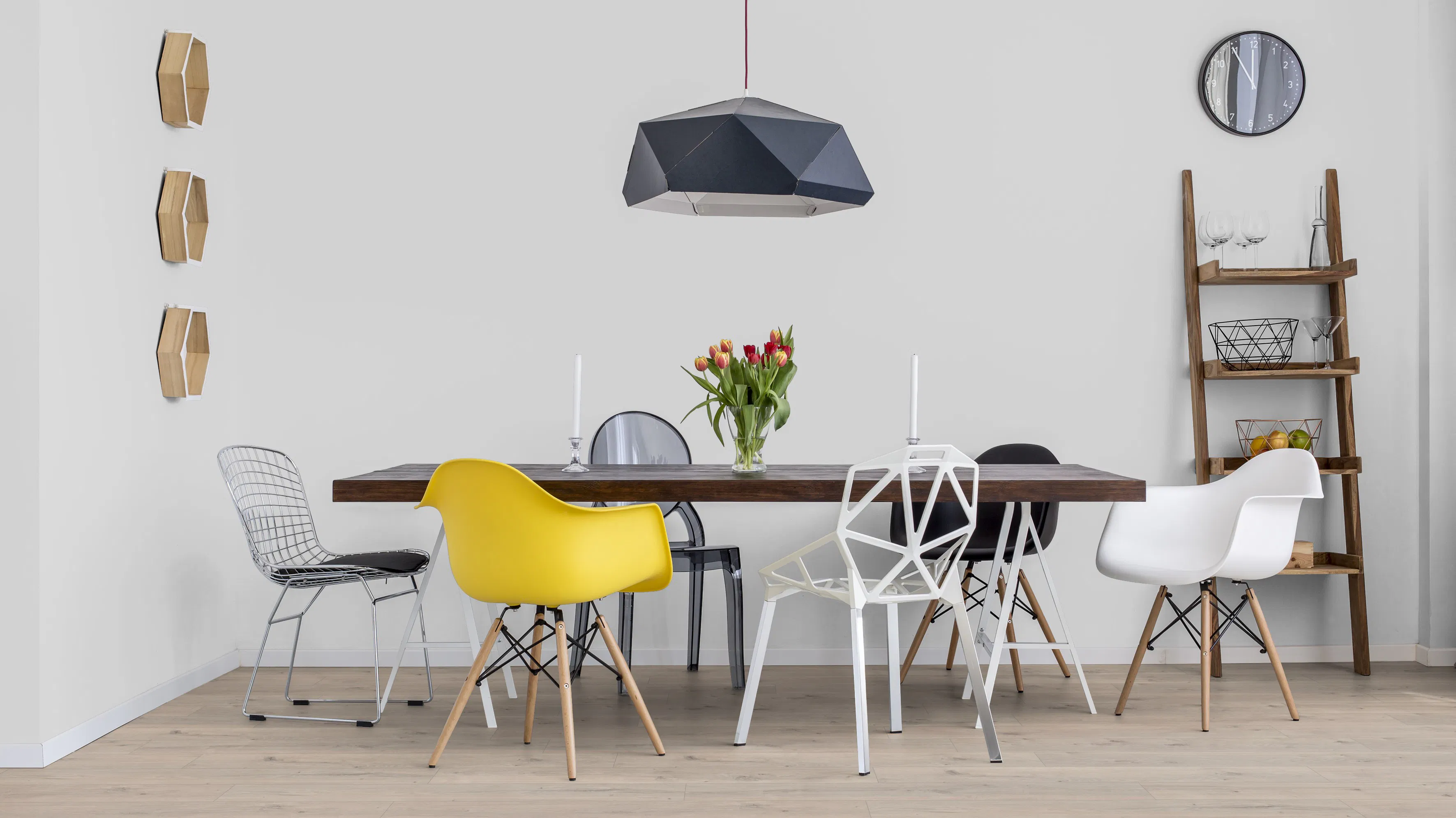 Laminat BoDomo Klassik Tajo Eiche Produktbild K&uuml;che &amp; Esszimmer - Modern mit Treppe zoom