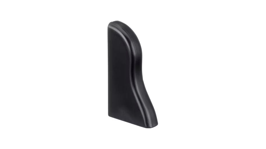 Endkappe links - Schwarz - 40 mm Produktbild