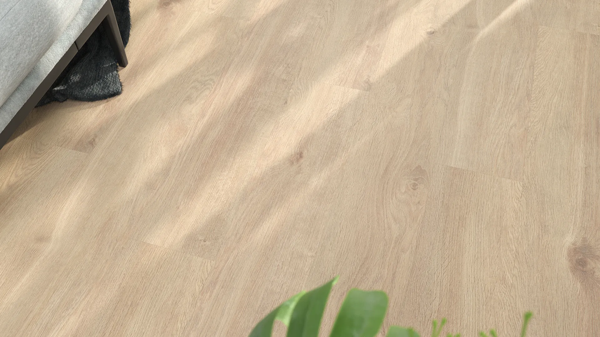 Laminat BoDomo Klassik Luna Oak creme Produktbild rendering8 zoom