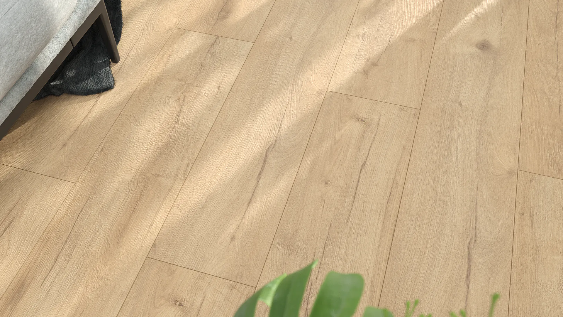 Laminat BoDomo Premium Basket Oak Nature Produktbild rendering8 zoom