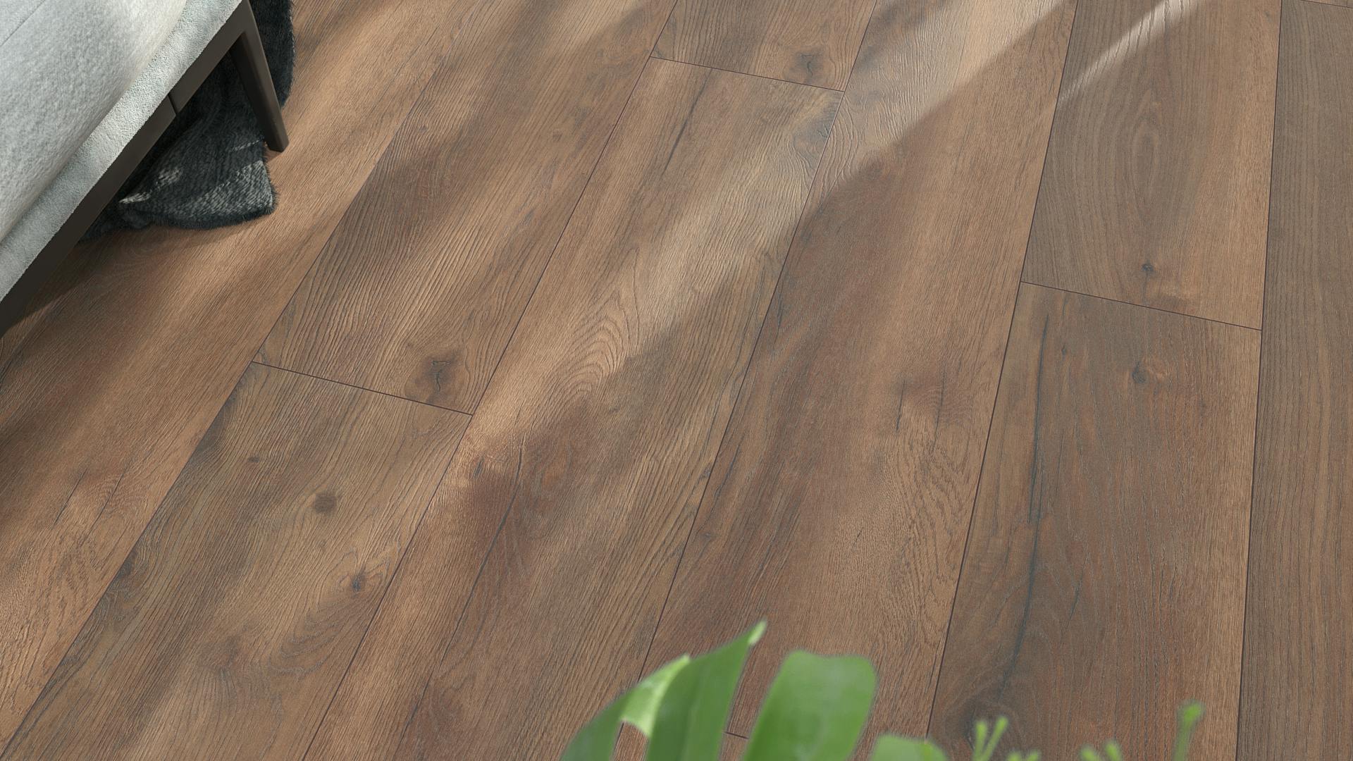 Laminat BoDomo Premium Spring Oak Dark Produktbild rendering8 zoom
