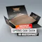 Laminat BoDomo Premium Spring Oak Dark Produktbild Musterfläche von oben grade zoom