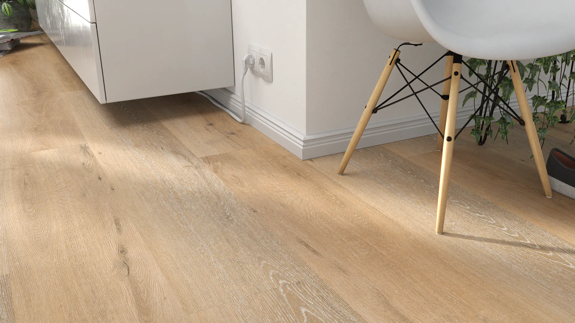 #LisbonLoft Produktbild Wohnzimmer - Urban mit Wohnwand zoom