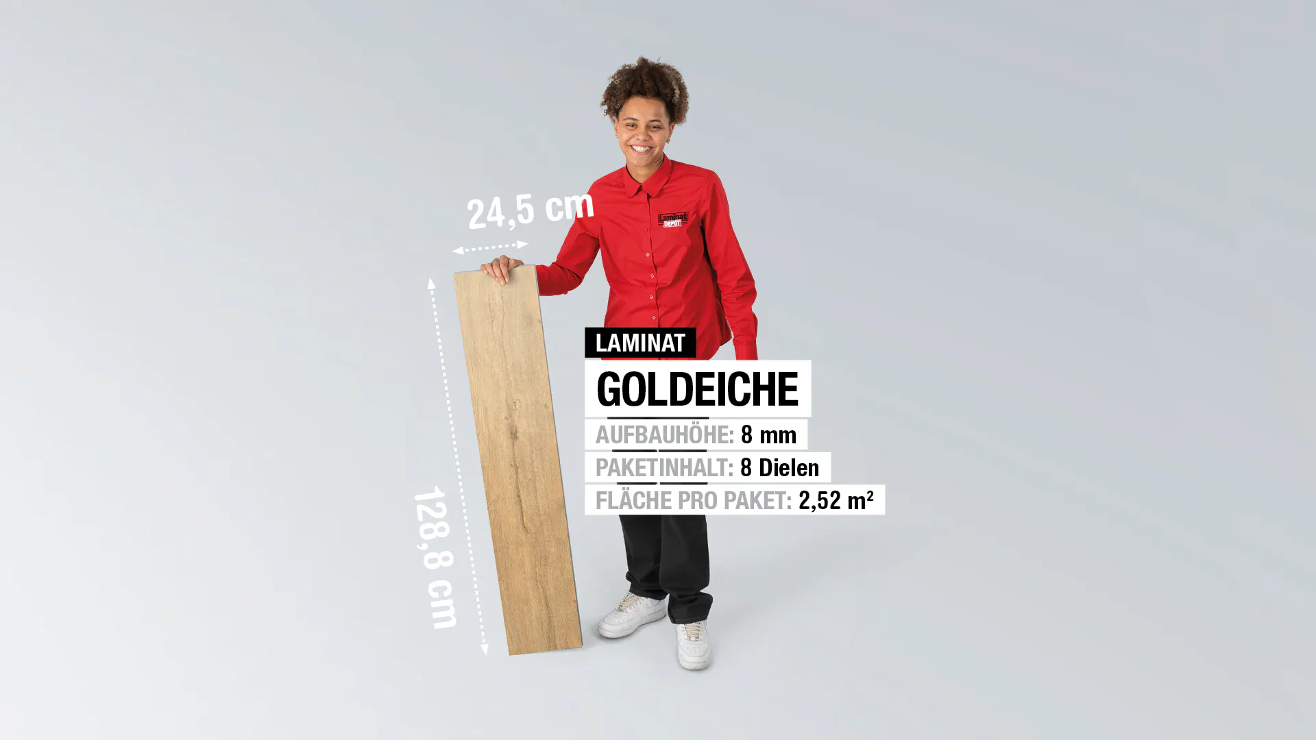 Laminat Kronoflooring Premium Goldeiche Produktbild rendering7 zoom