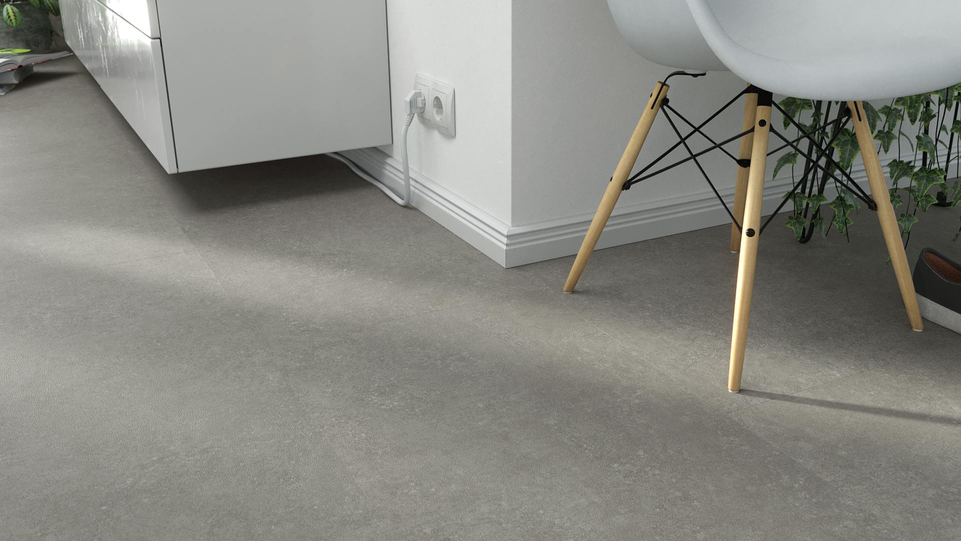 Stone Silk grau Produktbild Wohnzimmer - Urban mit Wohnwand zoom