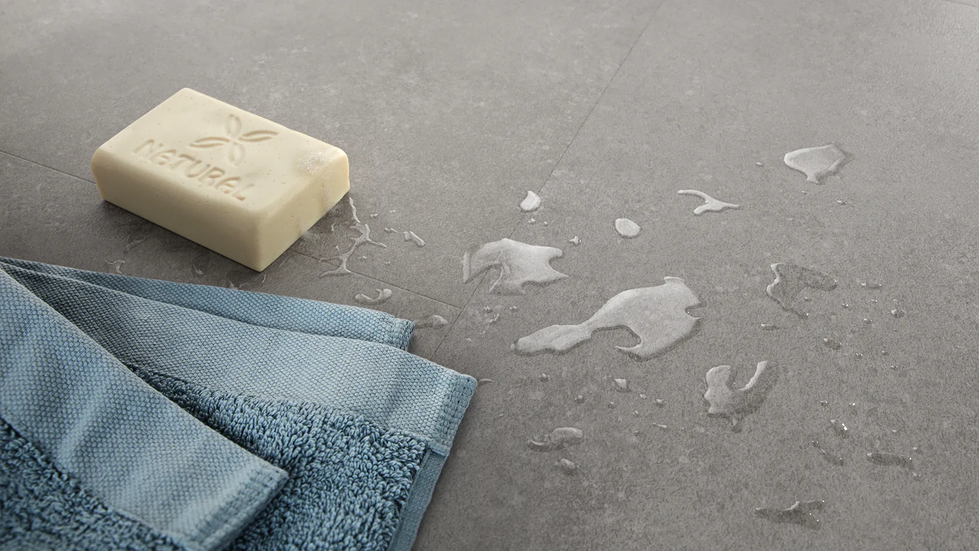 Stone Silk grau Produktbild K&uuml;che &amp; Esszimmer - Modern mit Treppe zoom